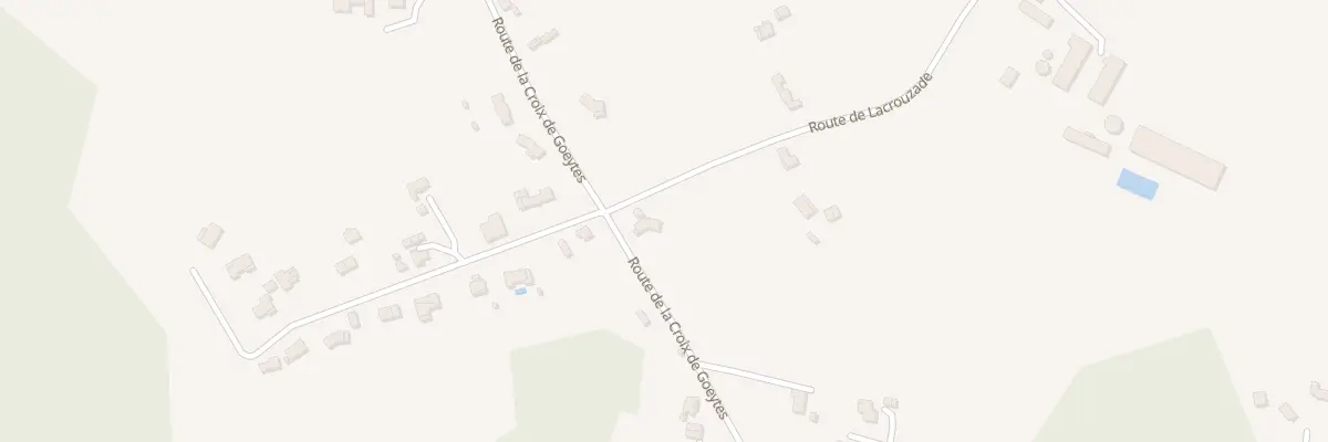 Plan du 501 Rte de Lacrouzade à Poyartin