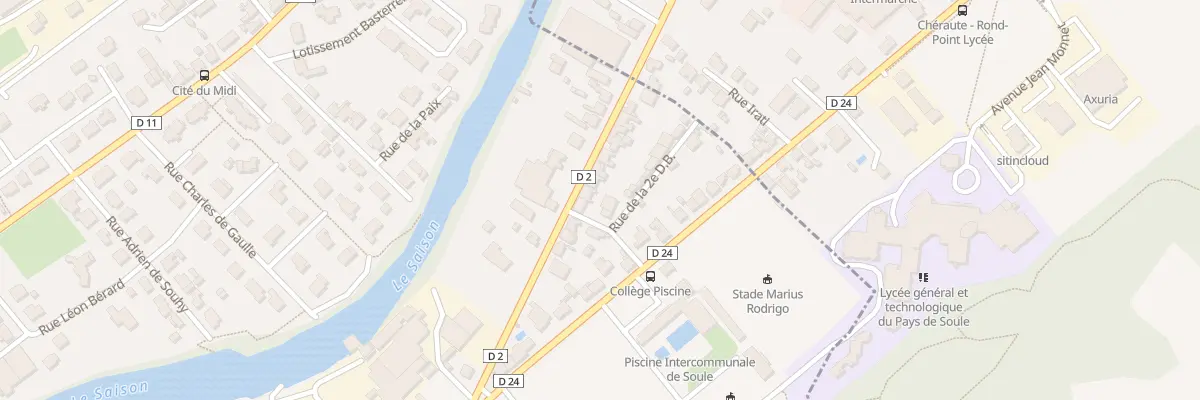 Plan du 18 Rue du Maréchal Harispe à Mauléon-Licharre