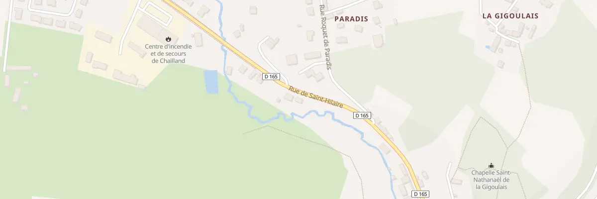 Plan du 31 Rue de Saint Hilaire à Chailland