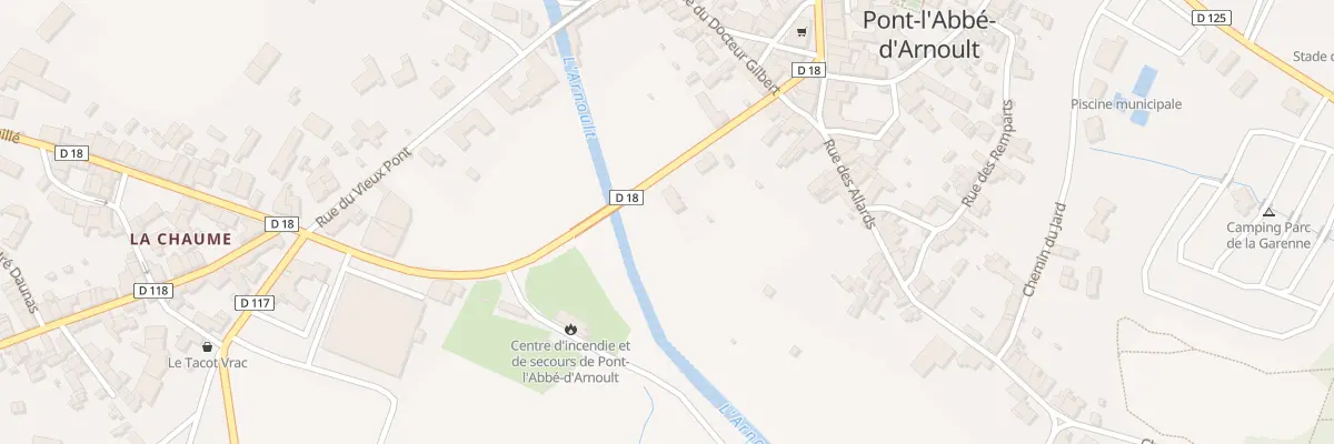 Plan du 43 Av du Maréchal Leclerc à Pont-l’Abbé-d’Arnoult