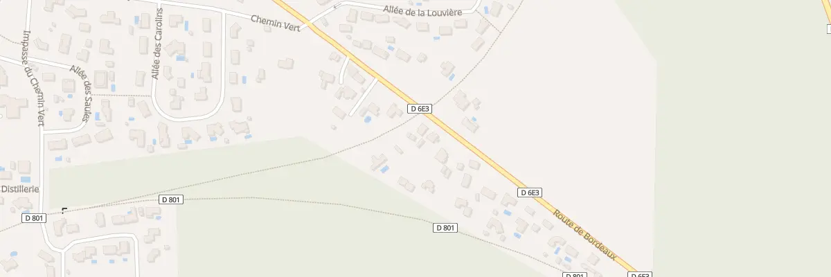 Plan du 61 Rte de Bordeaux à Sainte-Hélène
