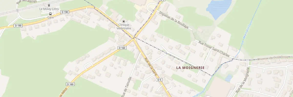 Plan du 5221 Rue de la Gare au Molay-Littry