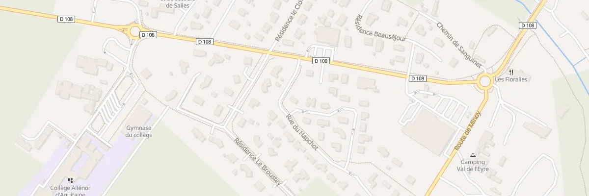 Plan du 13 Rue du Hapchot à Salles