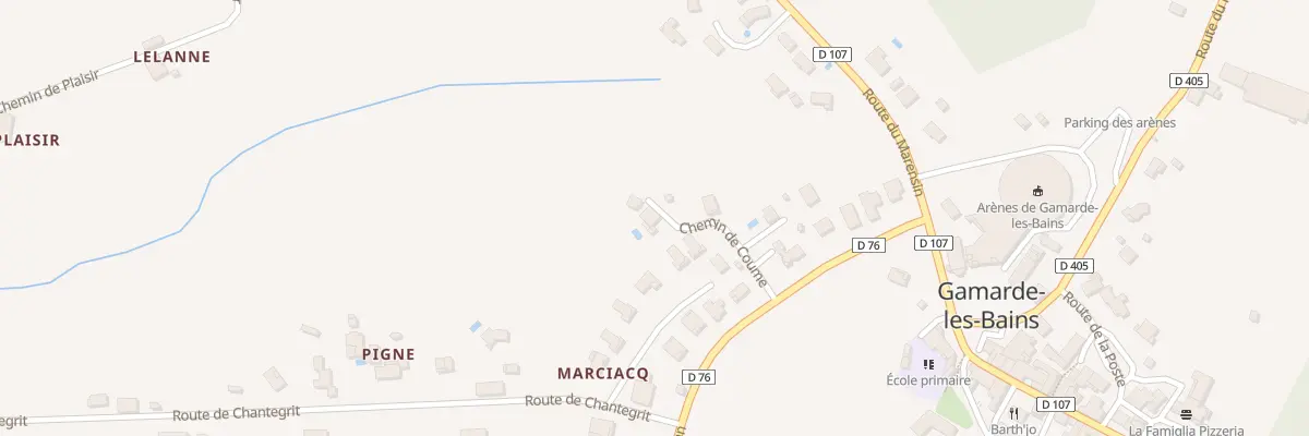 Plan du 133 Che de Coume à Gamarde-les-Bains