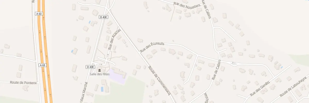 Plan du 46 Rue des Écureuils à Liposthey