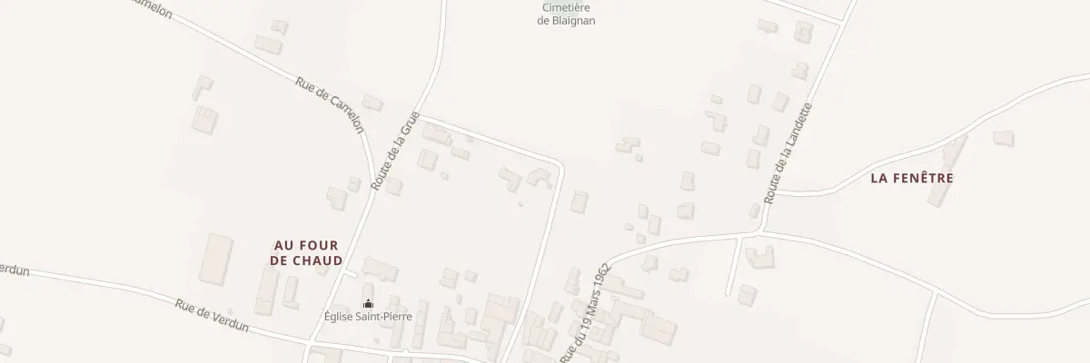 Plan du 2 Imp Impasse de la Reserve à Blaignan-Prignac