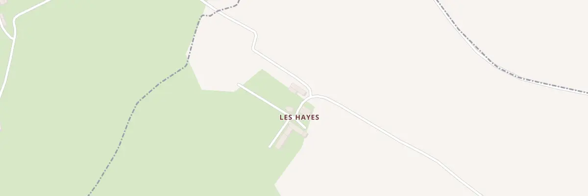 Plan du 1 Les Hayes à Colombiers-du-Plessis