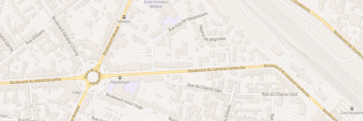 Plan du 48 Bd du Gen Faidherbe à Cholet