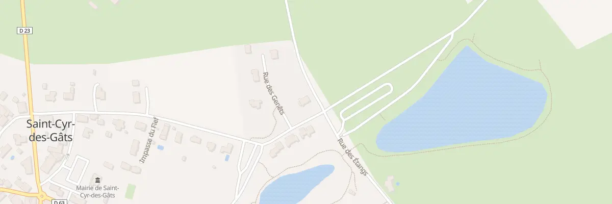 Plan du 43 Rue du beugnon à Saint-Cyr-des-Gâts
