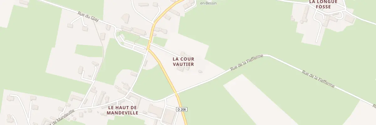 Plan du 11 Rue de l’Église à Mandeville-en-Bessin