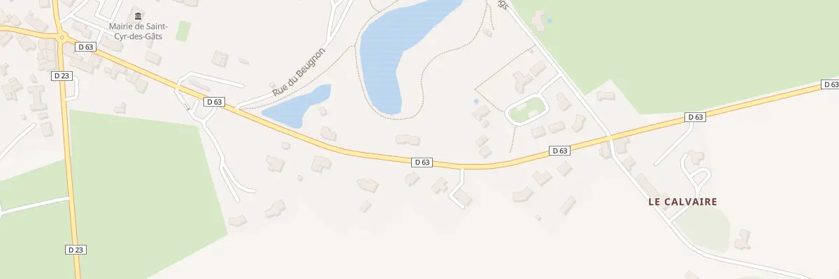 Plan du 43 Rue de la gâtine à Saint-Cyr-des-Gâts