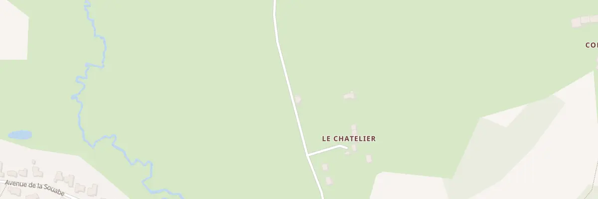 Plan du 14 Le Châtelier à Chailland