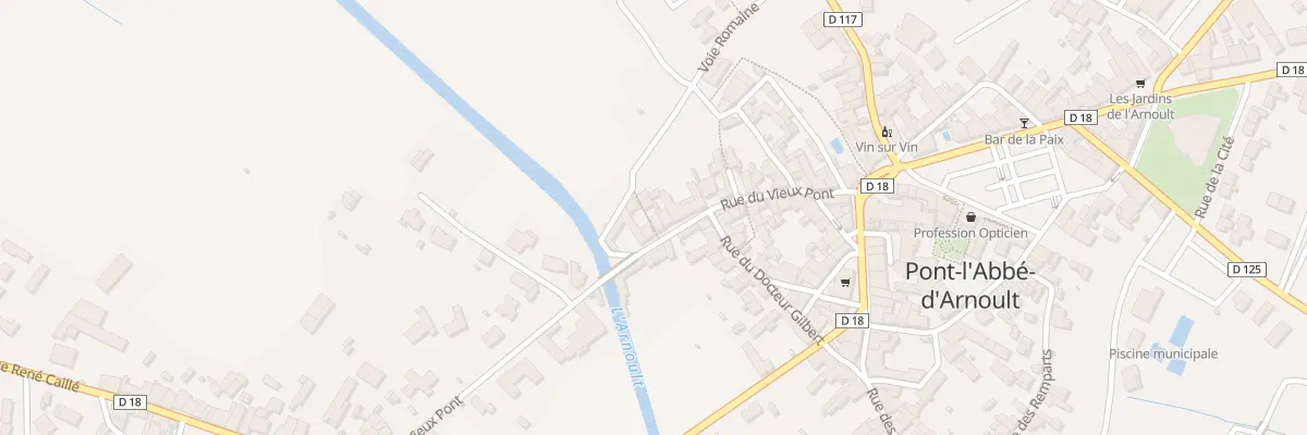 Plan du 24 Rue du Vieux Pont à Pont-l’Abbé-d’Arnoult