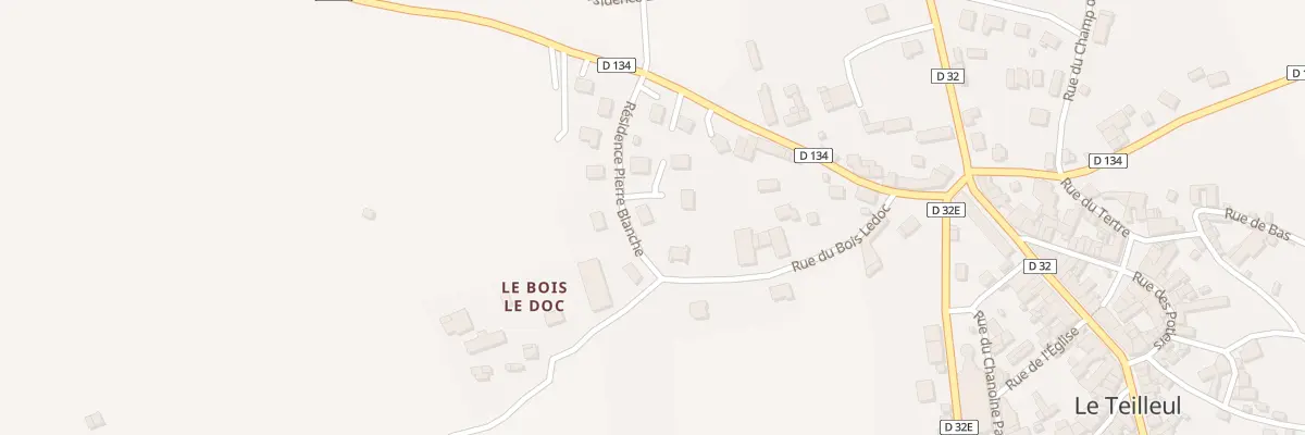 Plan du 33 Res Pierre Blanche Le Teilleul au Teilleul
