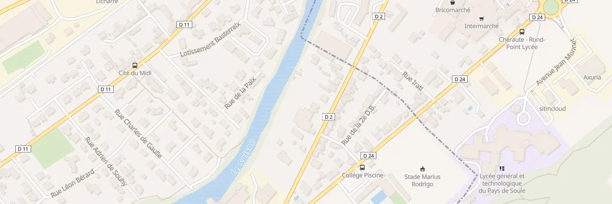 Plan du 9B Rue du Maréchal Harispe à Mauléon-Licharre