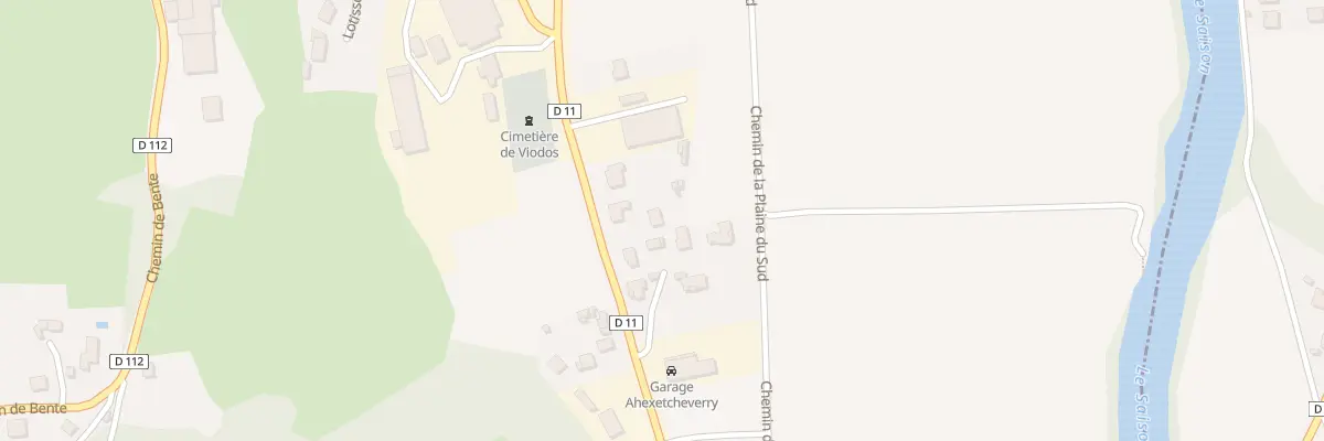 Plan du 18 Rte de Mauléon à Viodos-Abense-de-Bas