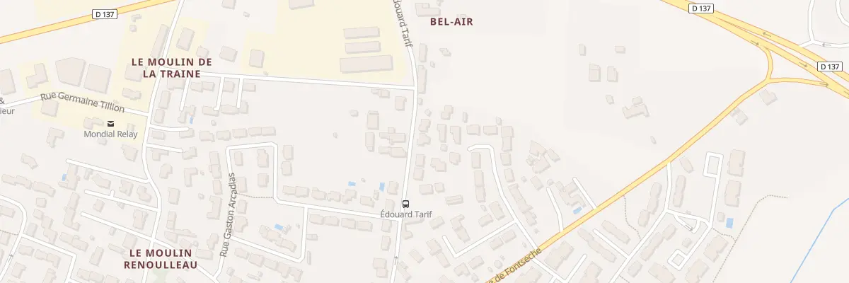 Plan du 20 Rue Edouard Tarif à Tonnay-Charente