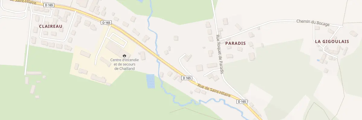 Plan du 26 Rue de Saint Hilaire à Chailland