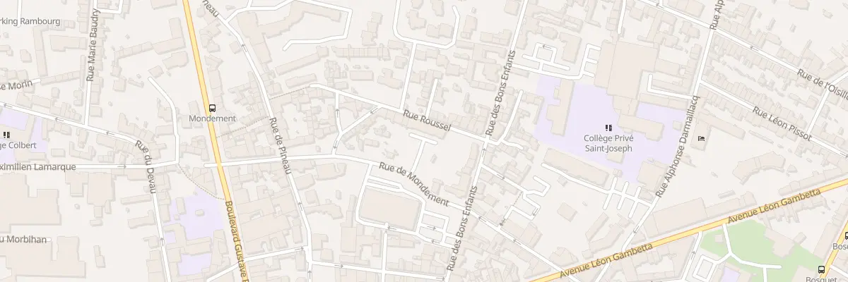 Plan du 25 Rue de Roussel à Cholet