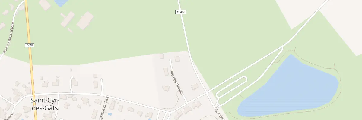 Plan du 10 Rue des genêts à Saint-Cyr-des-Gâts