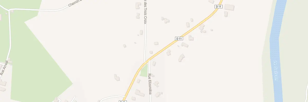 Plan du 2452 Rte du Pays de Soule à Espès-Undurein