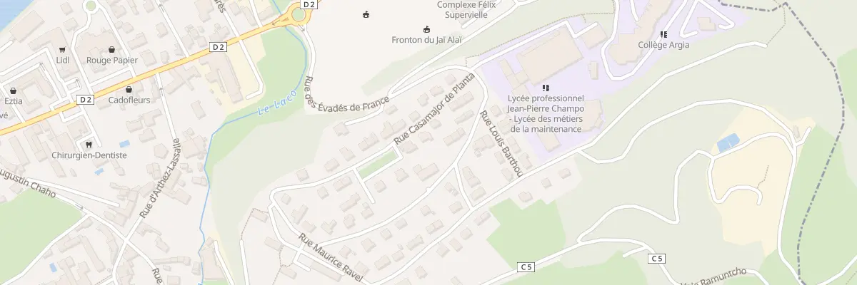 Plan du 9 Rue Casamajor de Planta à Mauléon-Licharre