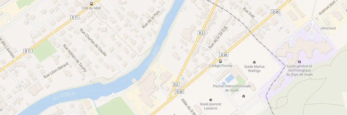 Plan du 5 Rue du Maréchal Harispe à Mauléon-Licharre