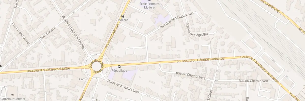 Plan du 58 Bd du Gen Faidherbe à Cholet