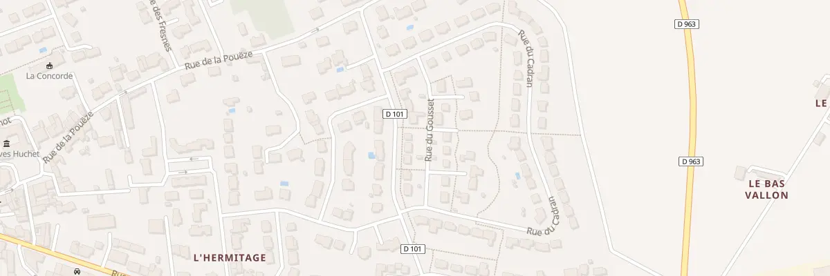Plan du 9 Rue du Gousset à Val d’Erdre-Auxence