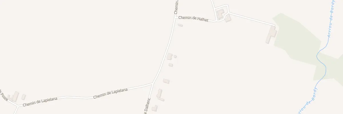 Plan du 720 Che de Lapielana à Ramous