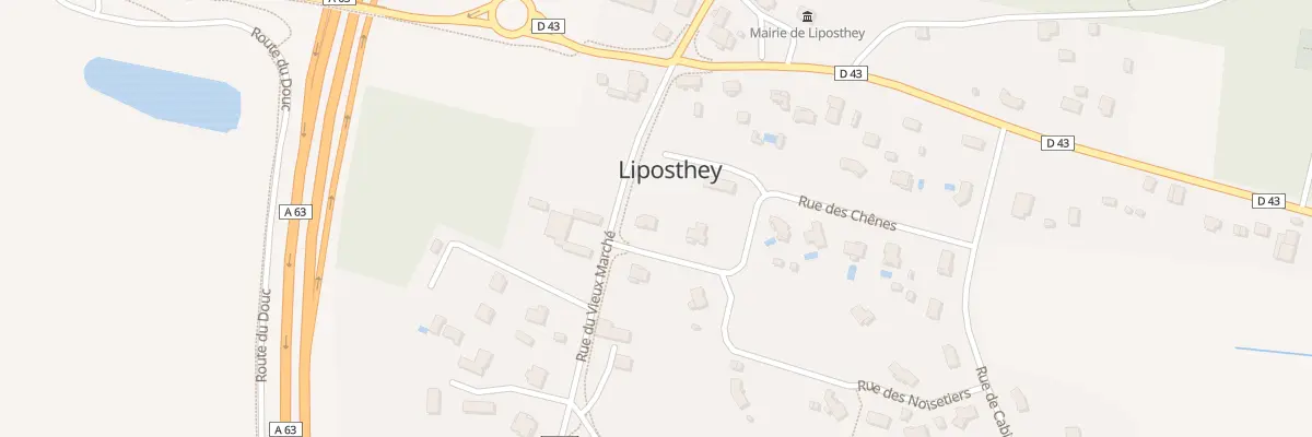 Plan du 17 Rue des Chênes à Liposthey
