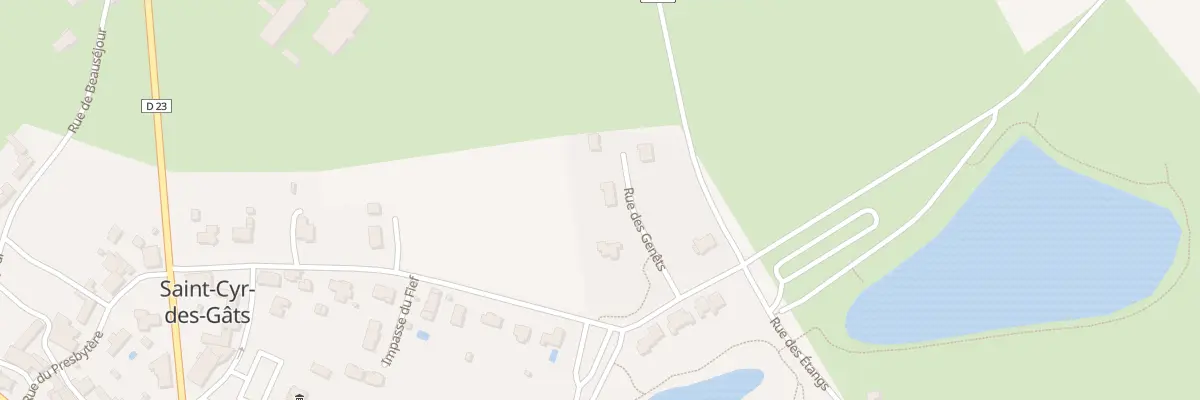 Plan du 5 Rue des genêts à Saint-Cyr-des-Gâts