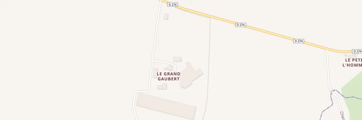 Plan du 165 Che du Grand Gaubert à Pommerieux
