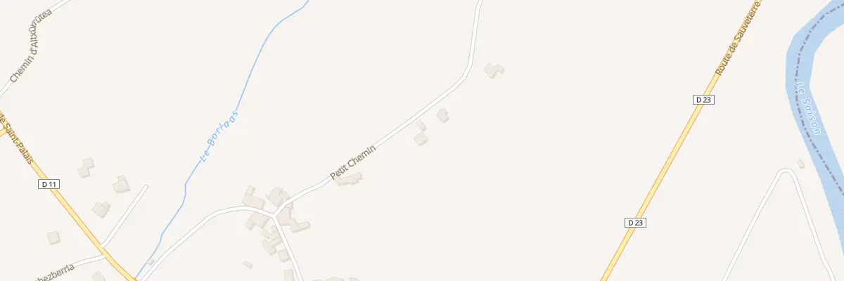 Plan du 5197 La Plaine à Charritte-de-Bas