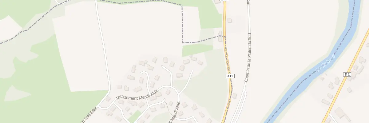 Plan du 53 Rue de Mendi Alde à Mauléon-Licharre