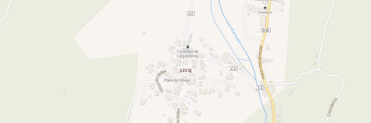Plan du 5028 Village à Licq-Athérey