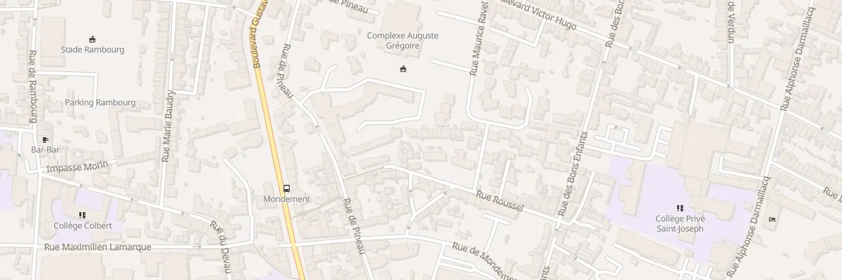 Plan du 26 Rue de Roussel à Cholet