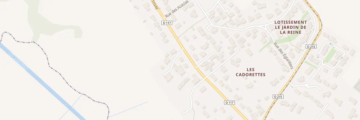 Plan du 13 Rte de Trizay à Sainte-Radegonde