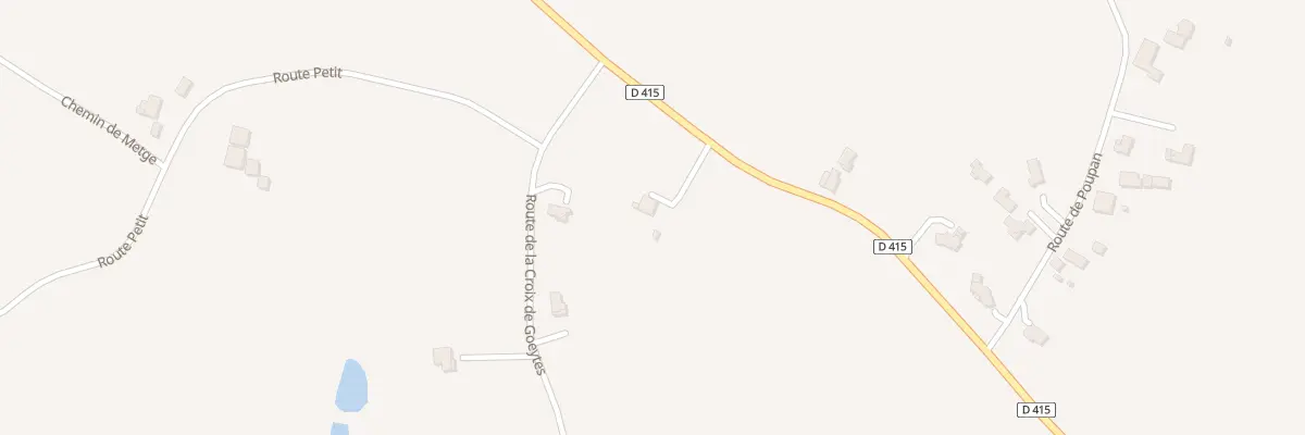 Plan du 1079 Rte du Dupere à Poyartin