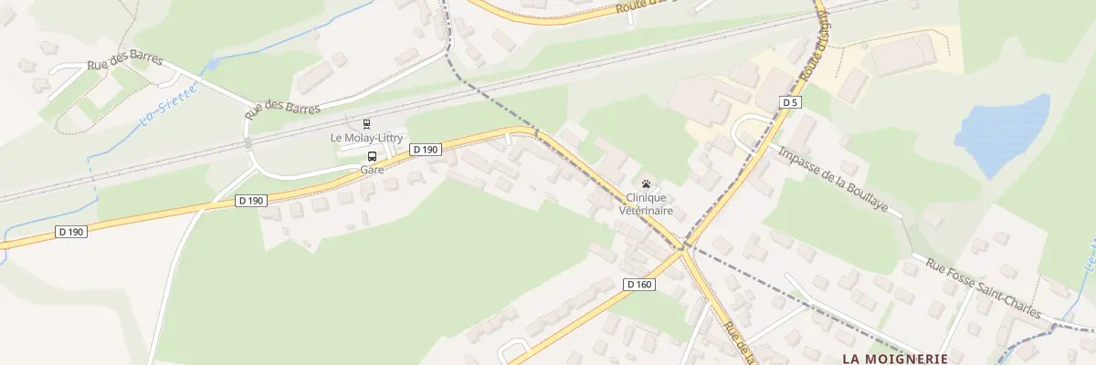 Plan du 77 Rue de la Gare au Molay-Littry