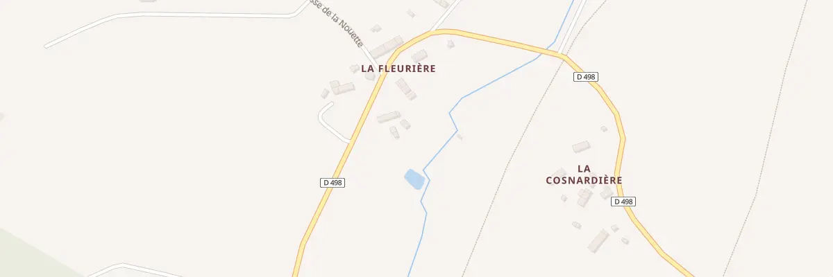 Plan du 115 La Fleuriere Sud Chaulieu à Chaulieu