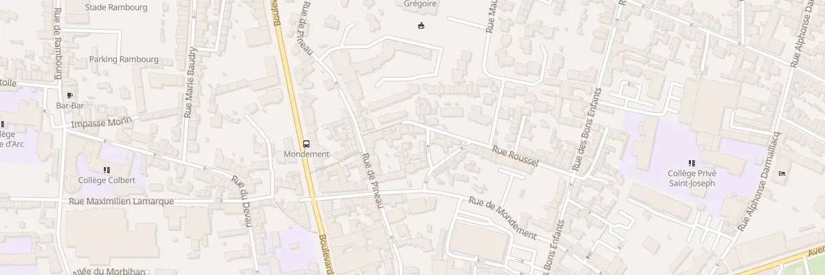 Plan du 43 Rue de Roussel à Cholet