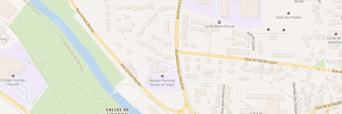 Plan du 1 Rue du Val de l’Oudon à Segré-en-Anjou Bleu