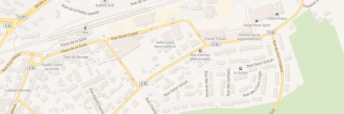 Plan du 63 Rue d’Aunay Vire à Vire Normandie