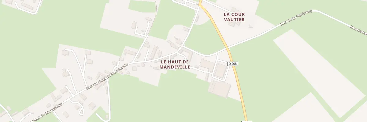 Plan du 5017 Le Haut de Mandeville à Mandeville-en-Bessin