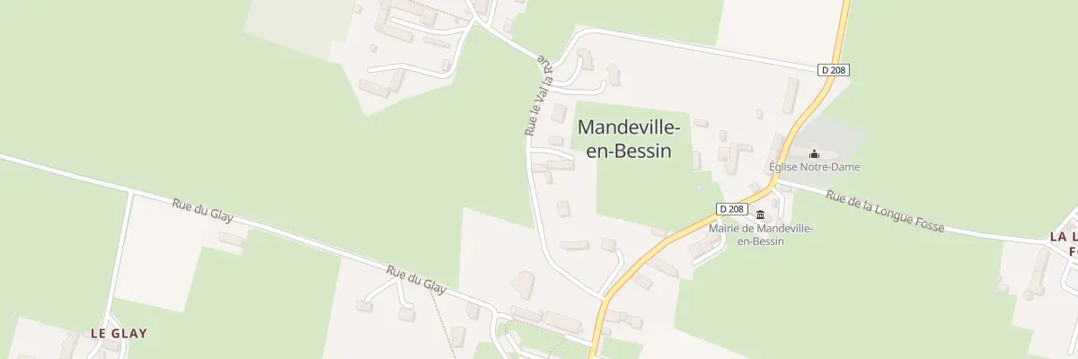 Plan du 5035 Le Val La Rue à Mandeville-en-Bessin