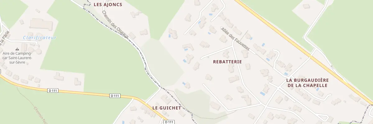 Plan du 2 All des Pinsons Ch Largeau à Mauléon