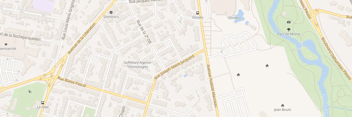 Plan du 12 Rue Joseph Marie Jacquard à Cholet