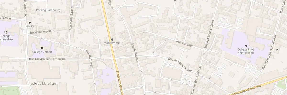 Plan du 3 Rue de la Mazotterie à Cholet