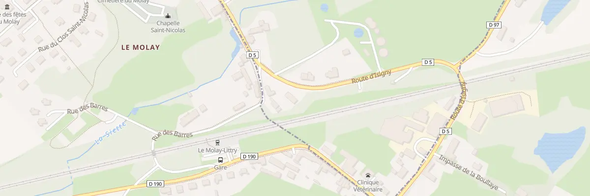 Plan du 505 Rte d’Isigny sur Mer à Saon